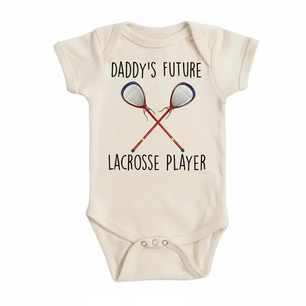 Lacrosse Buddy - Baby Boy Girl Clothes Infant Bodysuit Funny Cute Newborn  Funny Cute Onesie® | North Fork Forager LLC