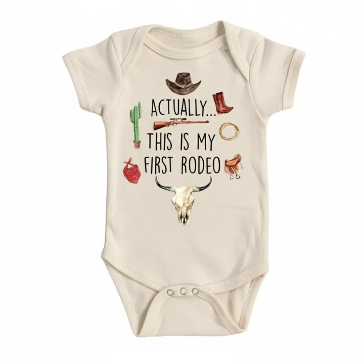 First Rodeo 2 - Baby Boy Girl Clothes Infant Bodysuit Funny Cute Newborn  Funny Cute Onesie® | North Fork Forager LLC