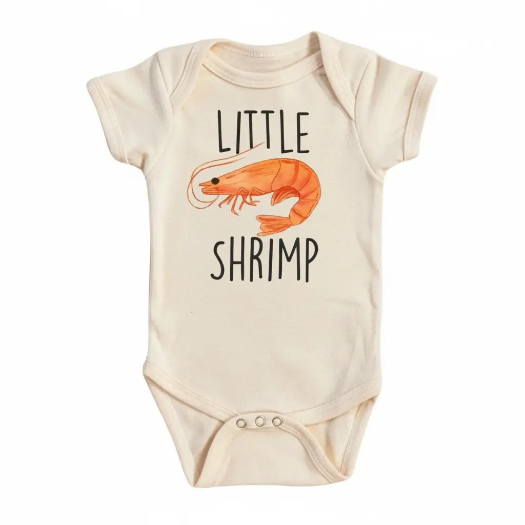 Shrimp Seafood - Baby Boy Girl Clothes Infant Bodysuit Funny Cute Newborn  Funny Cute Onesie® | North Fork Forager LLC