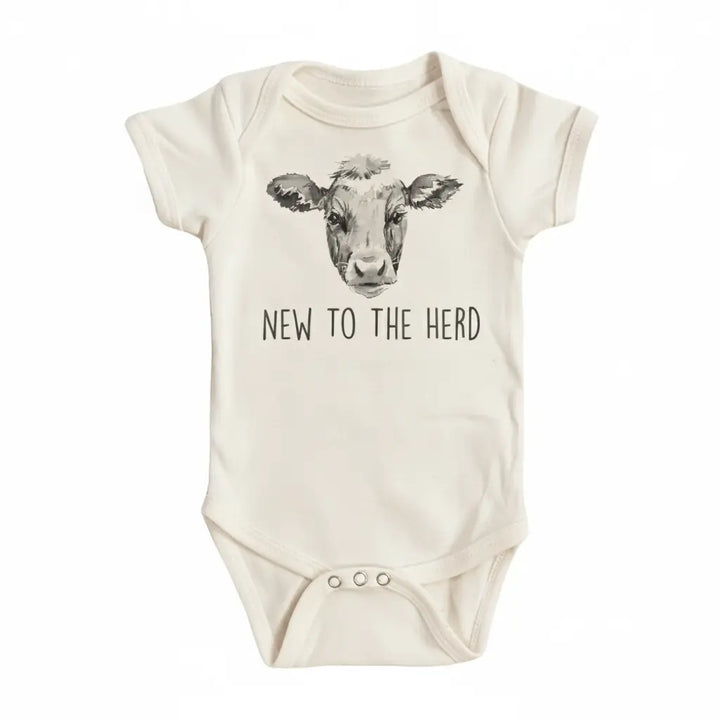 Cow Herd - Baby Boy Girl Clothes Infant Bodysuit Funny Cute Newborn  Funny Cute Onesie® | North Fork Forager LLC