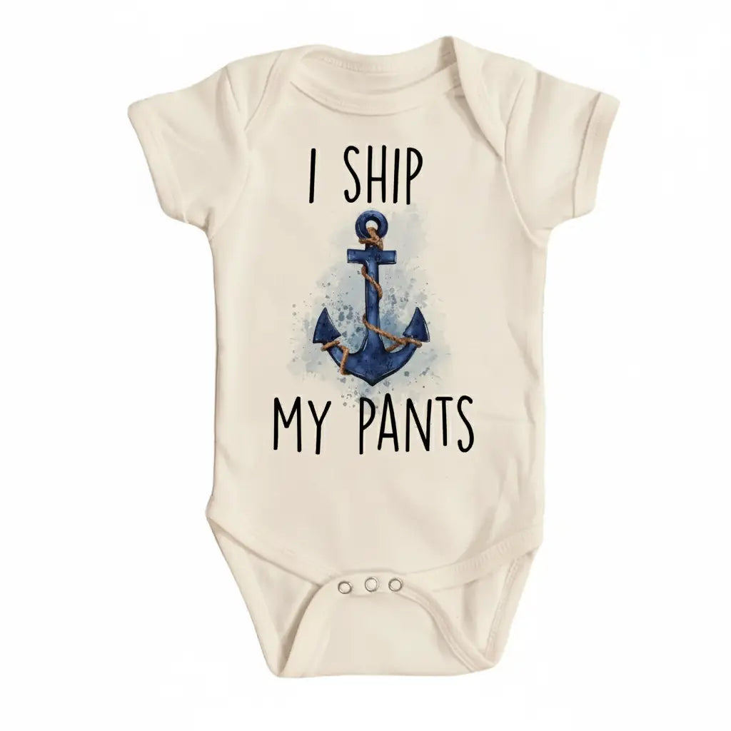 Boat Ship My Pants - Baby Boy Girl Clothes Infant Bodysuit Funny Cute Newborn  Funny Cute Onesie® | North Fork Forager LLC
