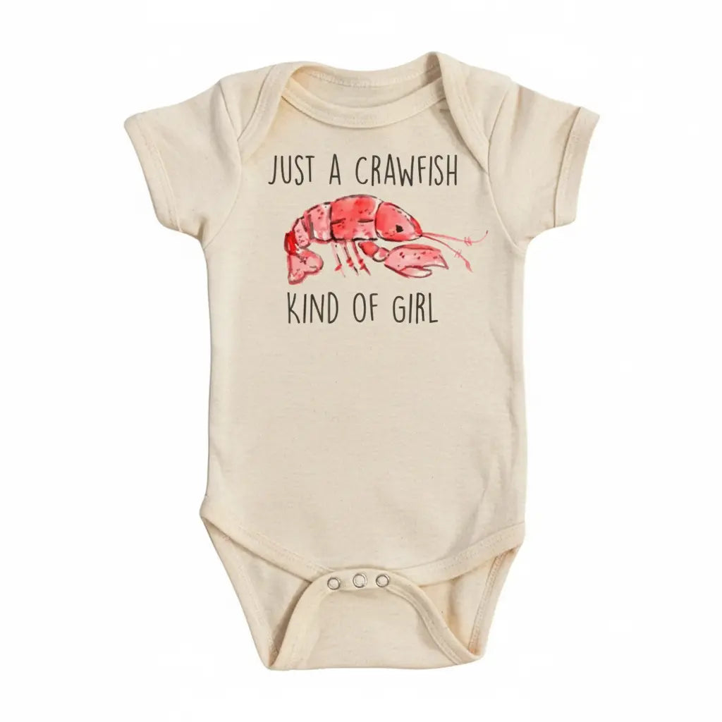 Crawfish Pretty - Baby Boy Girl Clothes Infant Bodysuit Funny Cute Newborn  Funny Cute Onesie® | North Fork Forager LLC