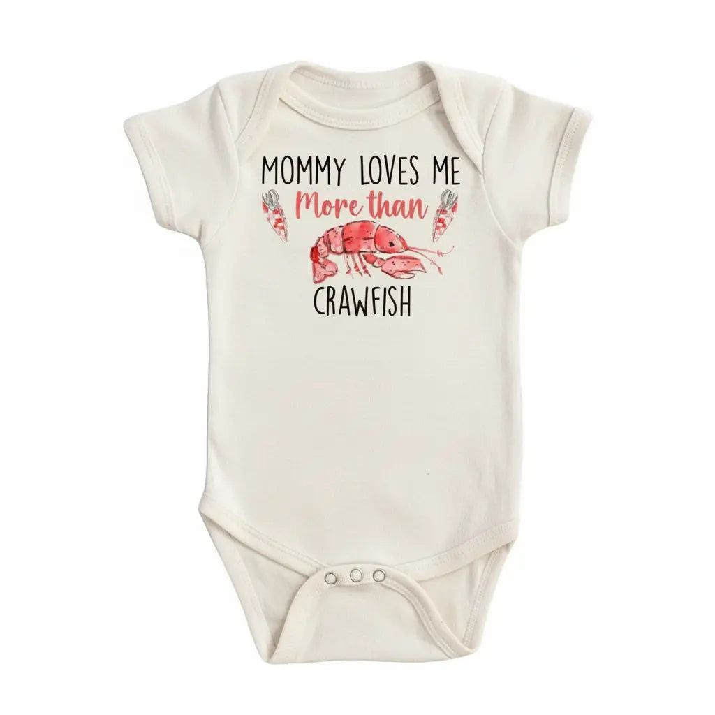 Crawfish Mommy - Baby Boy Girl Clothes Infant Bodysuit Funny Cute Newborn  Funny Cute Onesie® | North Fork Forager LLC