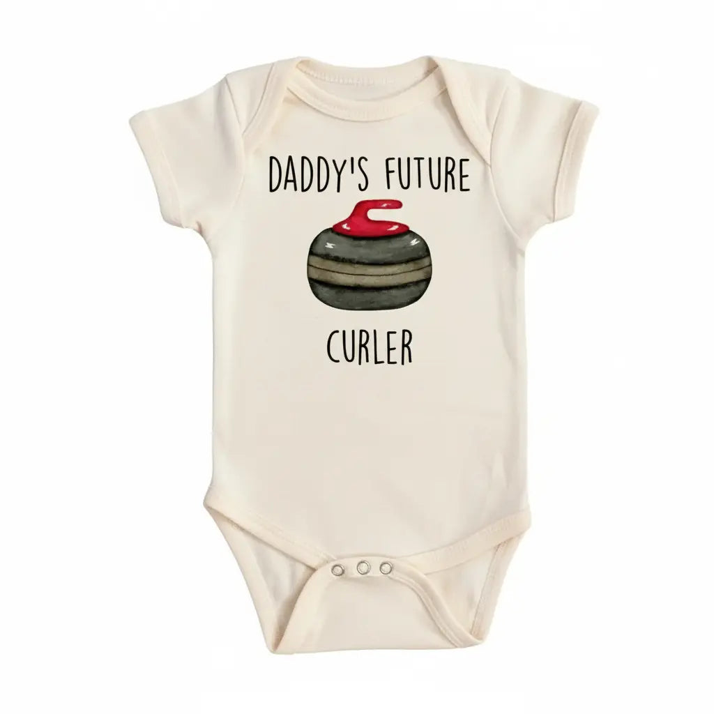 Curling Future - Baby Boy Girl Clothes Infant Bodysuit Funny Cute Newborn  Funny Cute Onesie® | North Fork Forager LLC