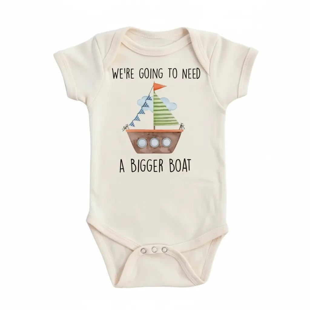 Bigger Sailboat - Baby Boy Girl Clothes Infant Bodysuit Funny Cute Newborn  Funny Cute Onesie® | North Fork Forager LLC