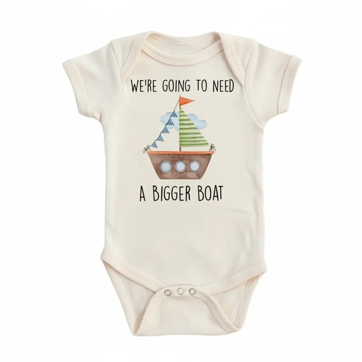 Bigger Sailboat - Baby Boy Girl Clothes Infant Bodysuit Funny Cute Newborn  Funny Cute Onesie® | North Fork Forager LLC