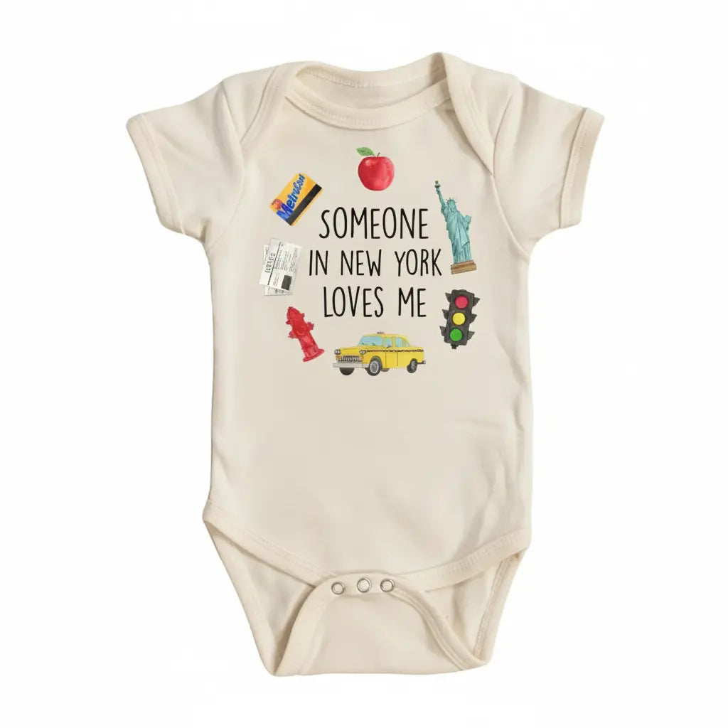 New York Someone - Baby Boy Girl Clothes Infant Bodysuit Funny Cute Newborn  Funny Cute Onesie® | North Fork Forager LLC