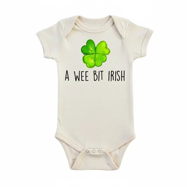 Irish Wee Bit - Baby Boy Girl Clothes Infant Bodysuit Funny Cute Newborn  Funny Cute Onesie® | North Fork Forager LLC