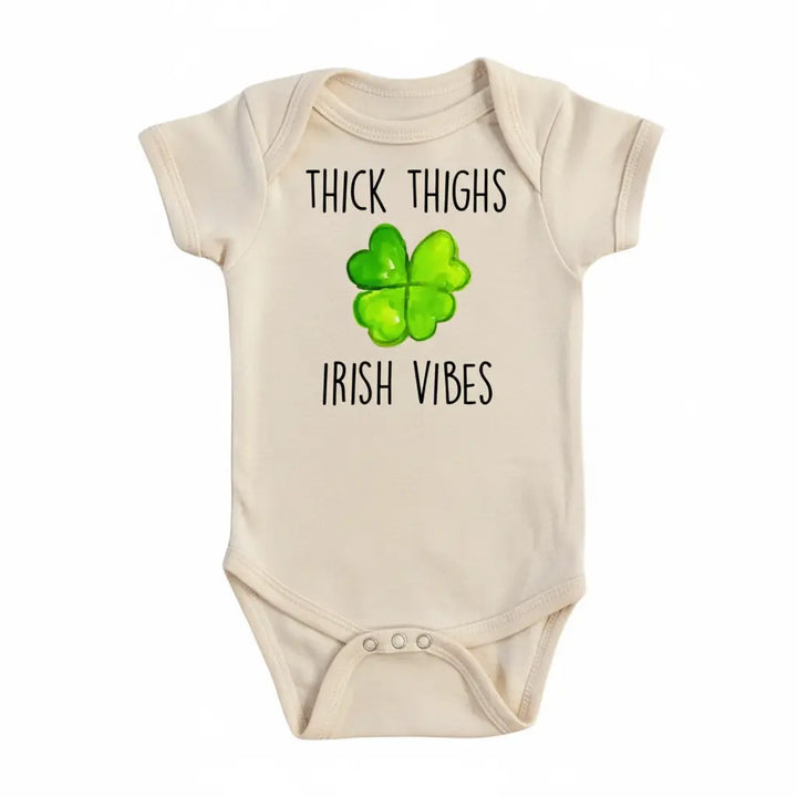 Irish Thick Thigh - Baby Boy Girl Clothes Infant Bodysuit Funny Cute Newborn  Funny Cute Onesie® | North Fork Forager LLC