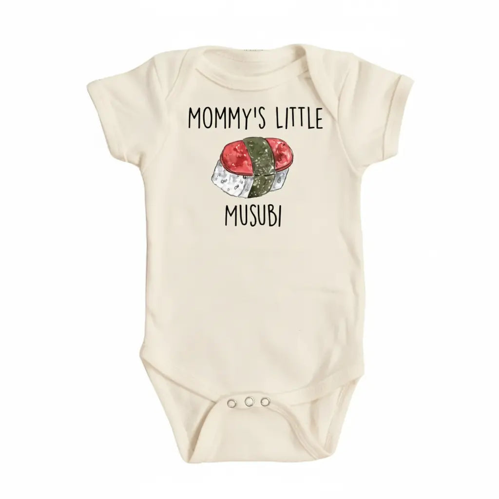 Spam Musubi Mommy - Baby Boy Girl Clothes Infant Bodysuit Funny Cute Newborn  Funny Cute Onesie® | North Fork Forager LLC