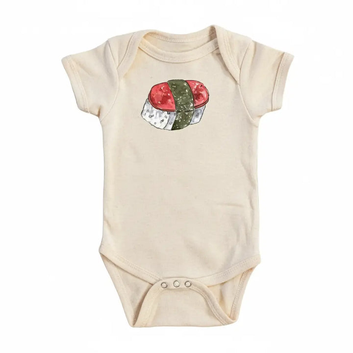 Spam Musubi Hawaii - Baby Boy Girl Clothes Infant Bodysuit Funny Cute Newborn  Funny Cute Onesie® | North Fork Forager LLC