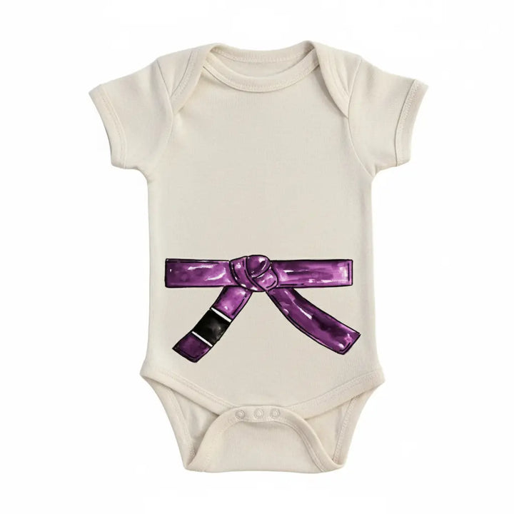 Jiu Jitsu Purple - Baby Boy Girl Clothes Infant Bodysuit Funny Cute Newborn  Funny Cute Onesie® | North Fork Forager LLC