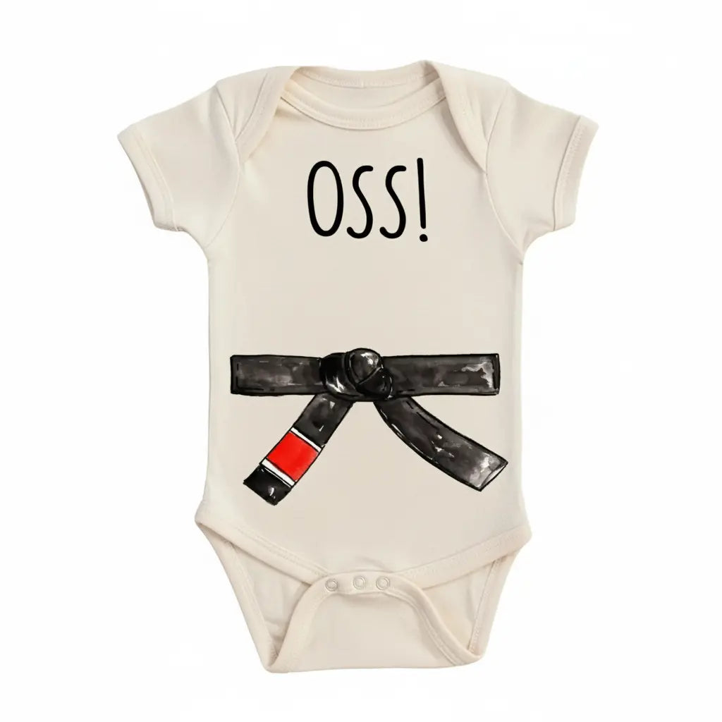 Jiu Jitsu Belt Oss - Baby Boy Girl Clothes Infant Bodysuit Funny Cute Newborn  Funny Cute Onesie® | North Fork Forager LLC
