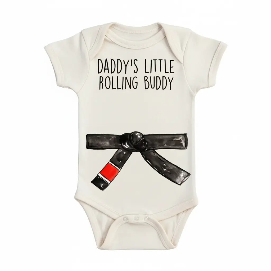 Jiu Jitsu Rolling - Baby Boy Girl Clothes Infant Bodysuit Funny Cute Newborn  Funny Cute Onesie® | North Fork Forager LLC
