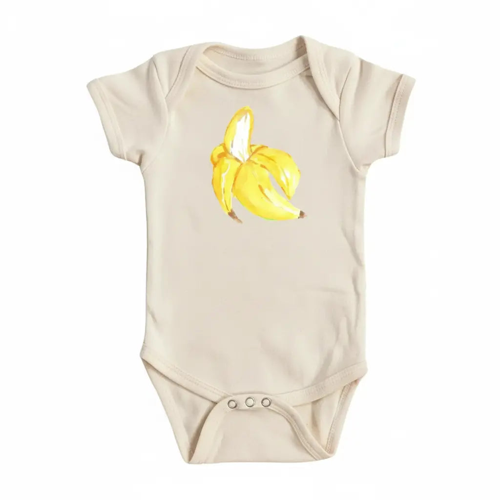 Banana Peeled - Baby Boy Girl Clothes Infant Bodysuit Funny Cute Newborn  Funny Cute Onesie® | North Fork Forager LLC