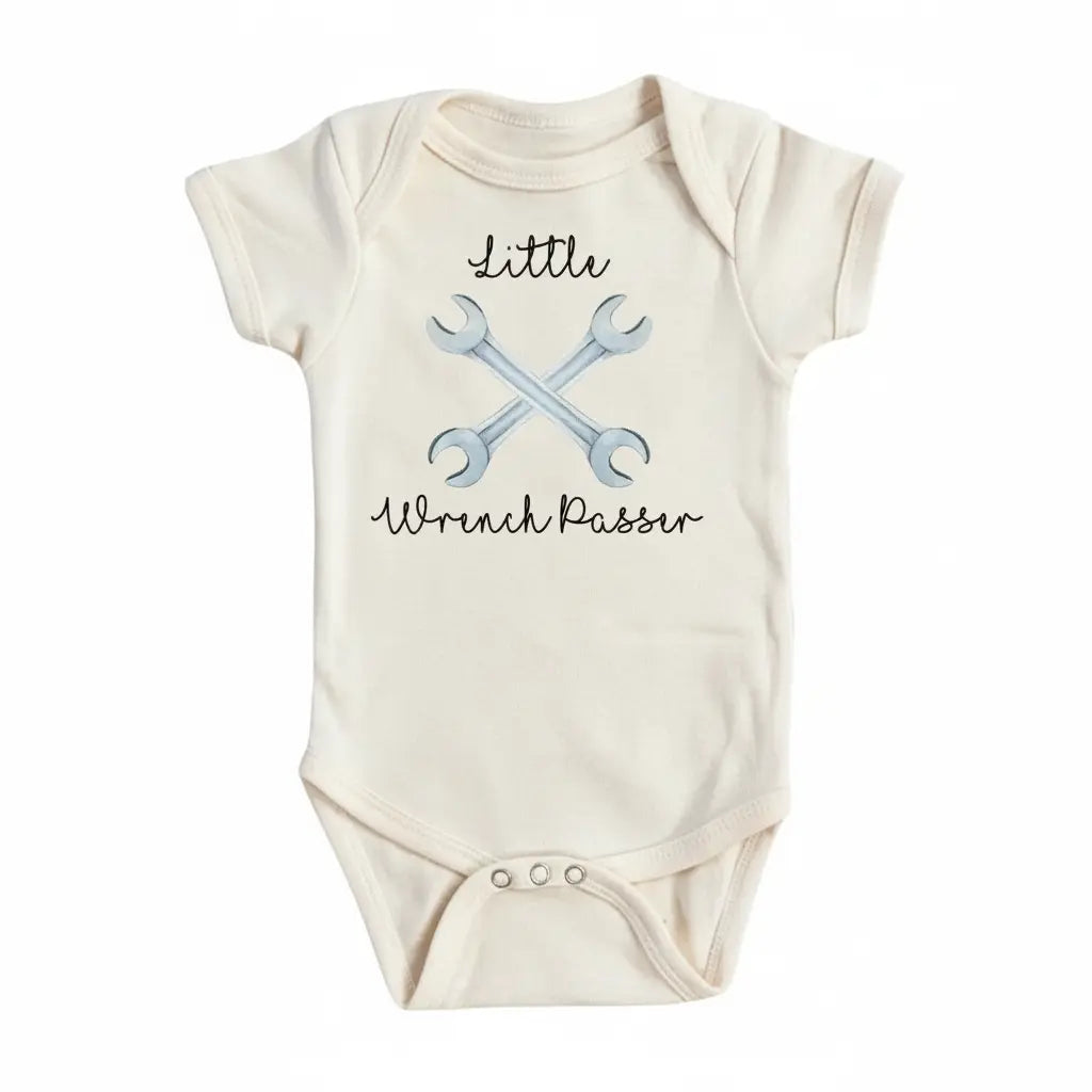 Mechanic Wrench - Baby Boy Girl Clothes Infant Bodysuit Funny Cute Newborn  Funny Cute Onesie® | North Fork Forager LLC