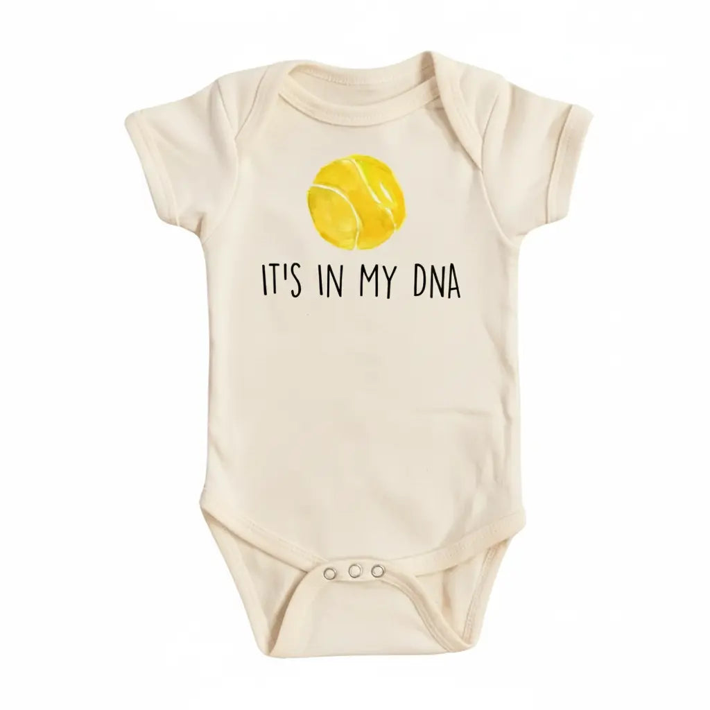 Tennis Dna - Baby Boy Girl Clothes Infant Bodysuit Funny Cute Newborn  Funny Cute Onesie® | North Fork Forager LLC