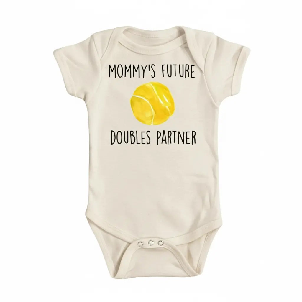 Tennis Mommy - Baby Boy Girl Clothes Infant Bodysuit Funny Cute Newborn  Funny Cute Onesie® | North Fork Forager LLC