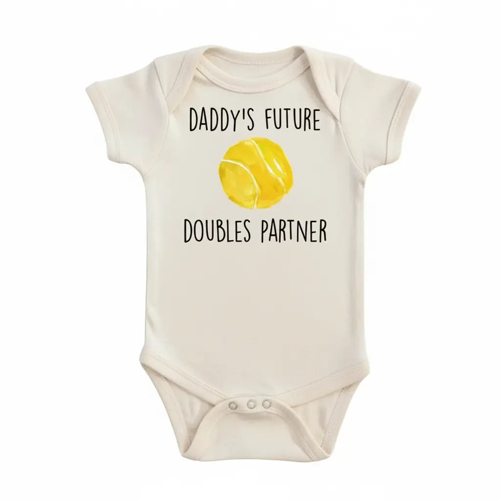 Tennis Daddy - Baby Boy Girl Clothes Infant Bodysuit Funny Cute Newborn  Funny Cute Onesie® | North Fork Forager LLC