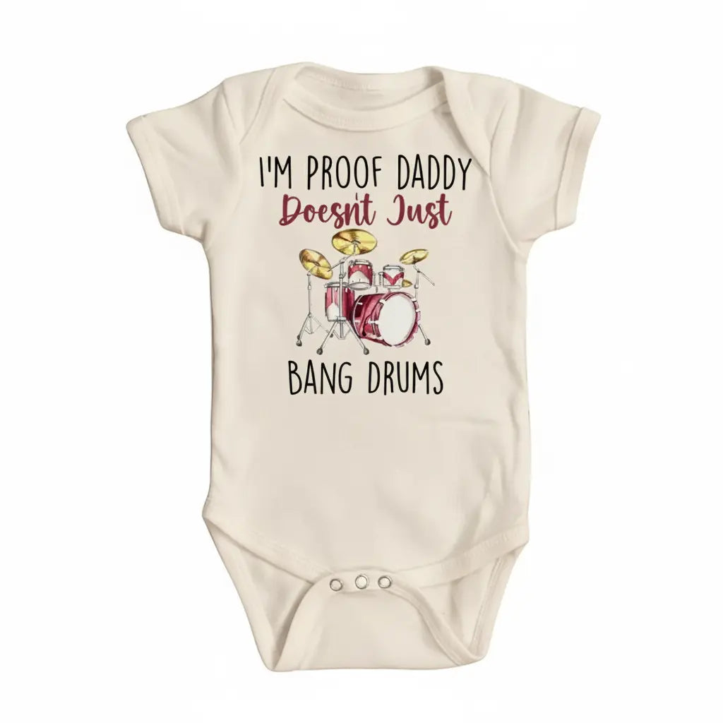 Drummer Drum - Baby Boy Girl Clothes Infant Bodysuit Funny Cute Newborn  Funny Cute Onesie® | North Fork Forager LLC