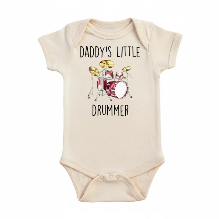 Drummer Little - Baby Boy Girl Clothes Infant Bodysuit Funny Cute Newborn  Funny Cute Onesie® | North Fork Forager LLC