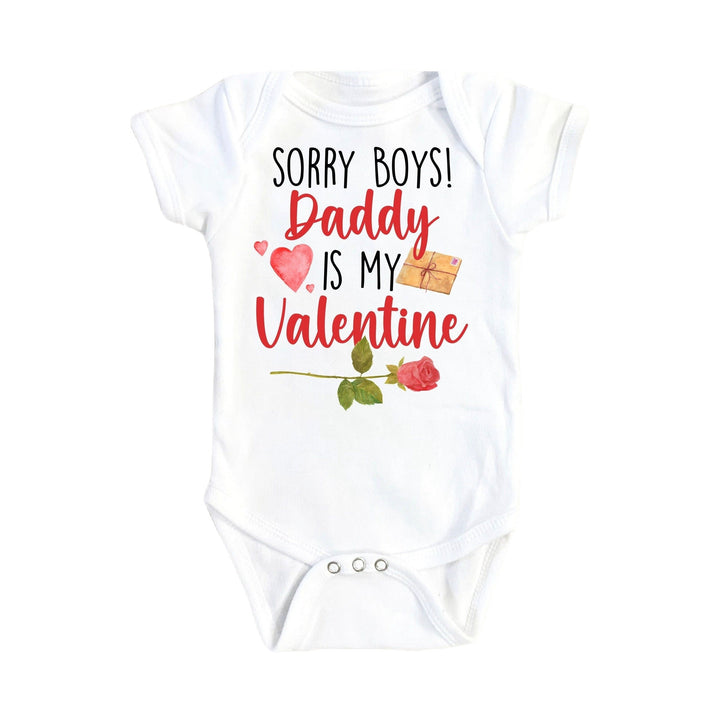 Valentine’s Day Dad- Baby Boy Girl Clothes Infant Bodysuit Funny Cute Newborn Onesie