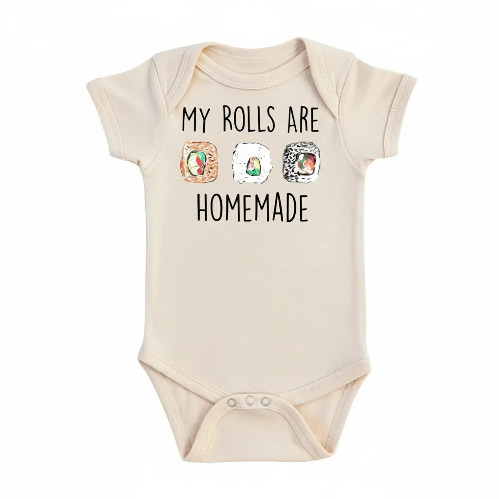 Sushi Roll - Baby Boy Girl Clothes Infant Bodysuit Funny Cute Newborn 1D  Funny Cute Onesie® | North Fork Forager LLC