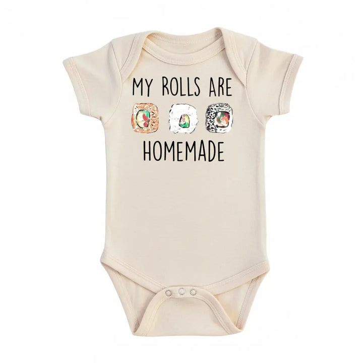 Sushi Roll - Baby Boy Girl Clothes Infant Bodysuit Funny Cute Newborn 1D  Funny Cute Onesie® | North Fork Forager LLC