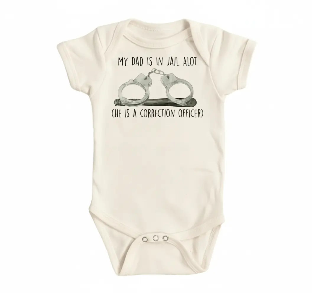 Correction Officer - Baby Boy Girl Clothes Infant Bodysuit Funny Cute Newborn  Funny Cute Onesie® | North Fork Forager LLC