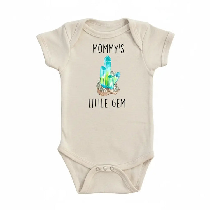 Quartz Blue Gem - Baby Boy Girl Clothes Infant Bodysuit Funny Cute Newborn  Funny Cute Onesie® | North Fork Forager LLC