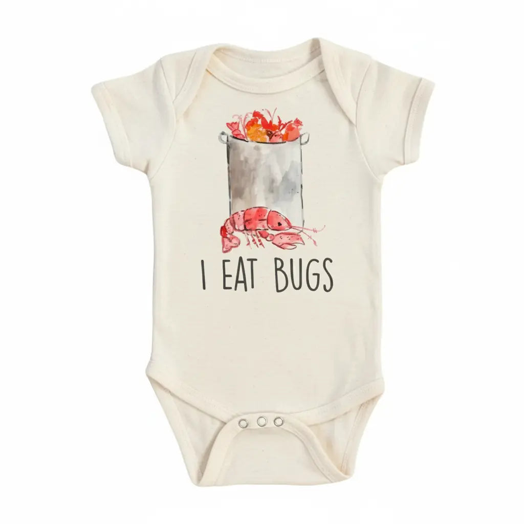 Crawfish Bugs  - Baby Boy Girl Clothes Infant Bodysuit Funny Cute Newborn  Funny Cute Onesie® | North Fork Forager LLC