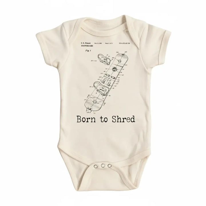 Snowboarding Patent - Baby Boy Girl Clothes Infant Bodysuit Funny Cute Newborn  Funny Cute Onesie® | North Fork Forager LLC