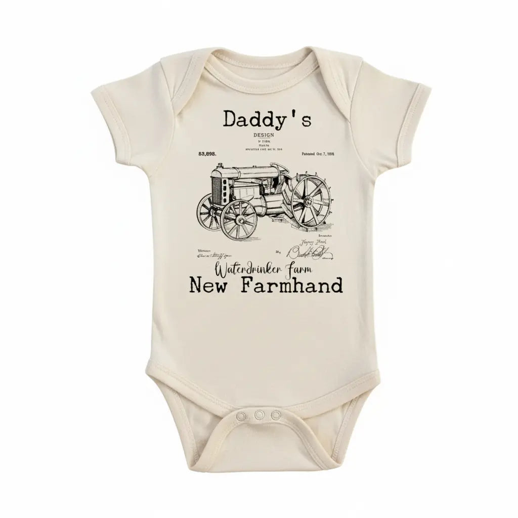 Farm Patent - Baby Boy Girl Clothes Infant Bodysuit Funny Cute Newborn  Funny Cute Onesie® | North Fork Forager LLC