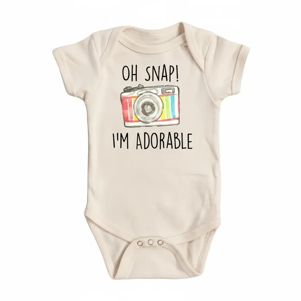 Photographer - Baby Boy Girl Clothes Infant Bodysuit Funny Cute Newborn 1G  Funny Cute Onesie® | North Fork Forager LLC