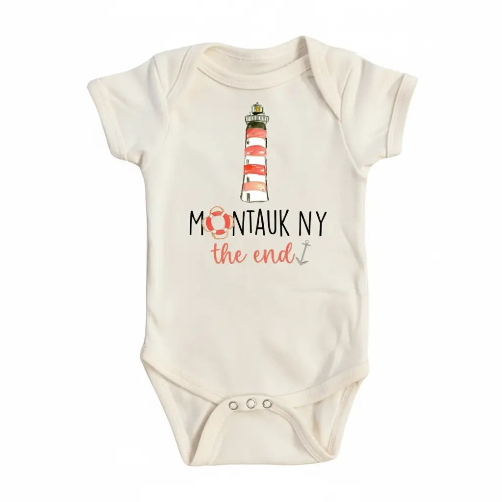 Montauk - Baby Boy Girl Clothes Infant Bodysuit Funny Cute Newborn  Funny Cute Onesie® | North Fork Forager LLC