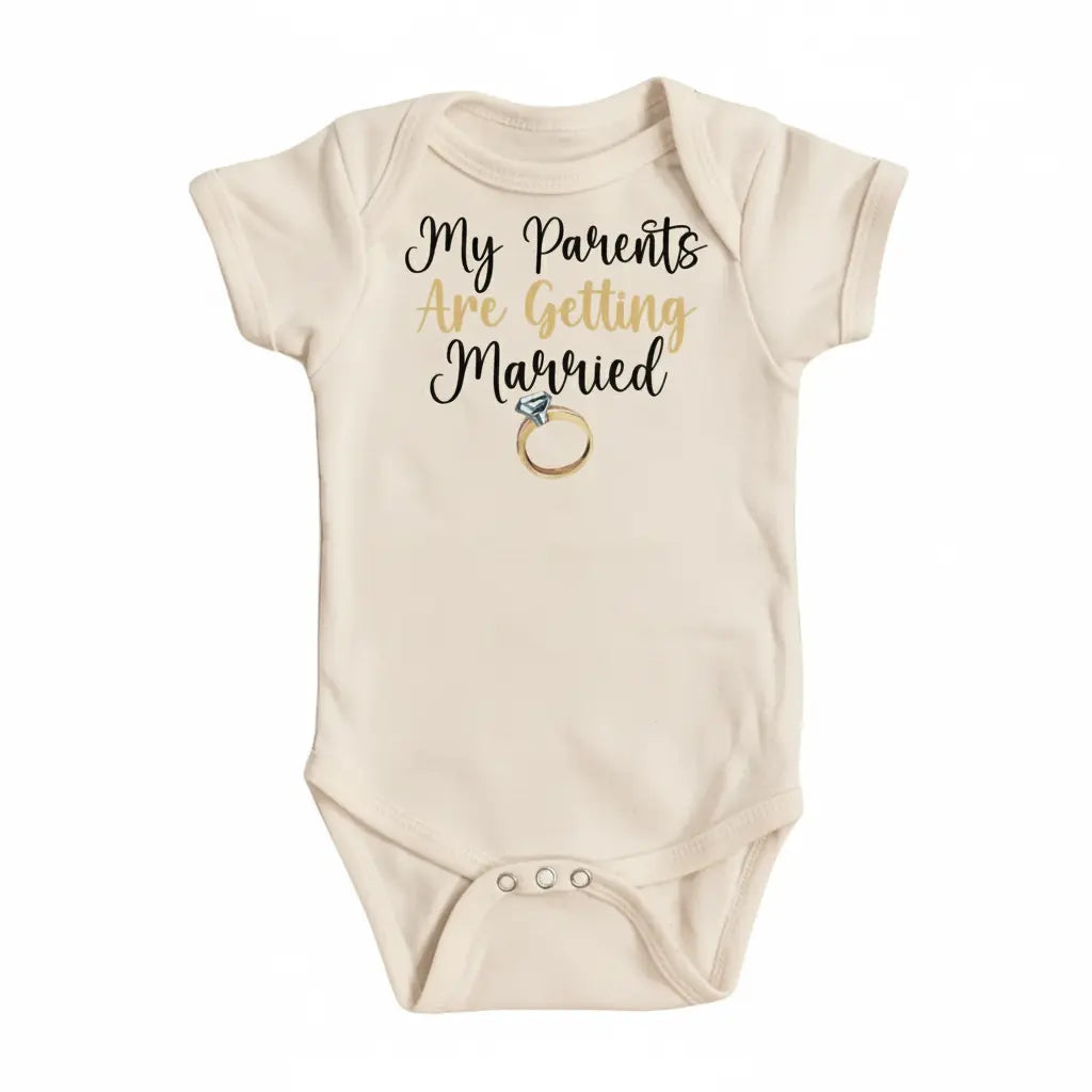 Getting Married  - Baby Boy Girl Clothes Infant Bodysuit Funny Cute Newborn  Funny Cute Onesie® | North Fork Forager LLC