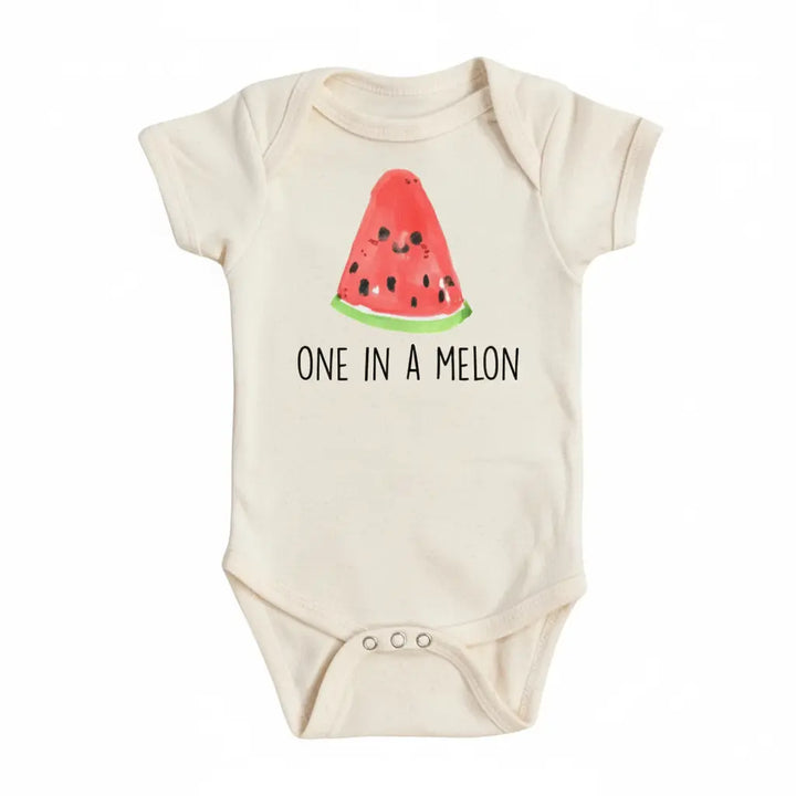 Watermelon One - Baby Boy Girl Clothes Infant Bodysuit Funny Cute Newborn  Funny Cute Onesie® | North Fork Forager LLC