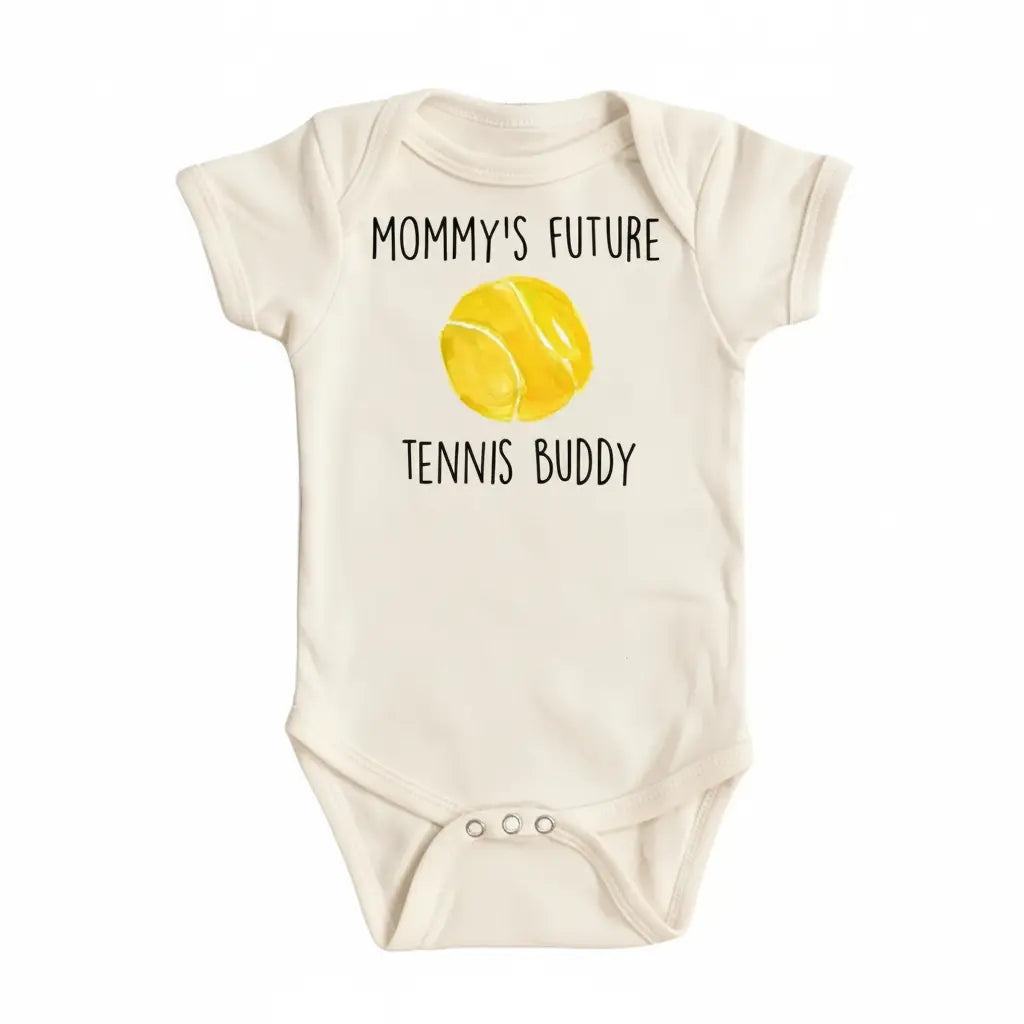 Tennis Future Mom - Baby Boy Girl Clothes Infant Bodysuit Funny Cute Newborn  Funny Cute Onesie® | North Fork Forager LLC