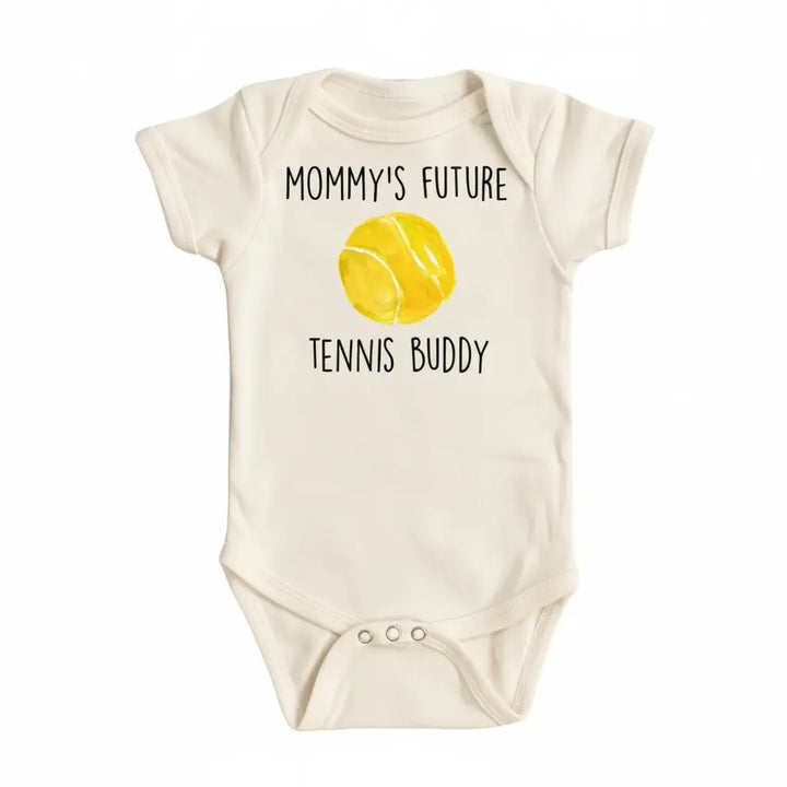 Tennis Future Mom - Baby Boy Girl Clothes Infant Bodysuit Funny Cute Newborn  Funny Cute Onesie® | North Fork Forager LLC