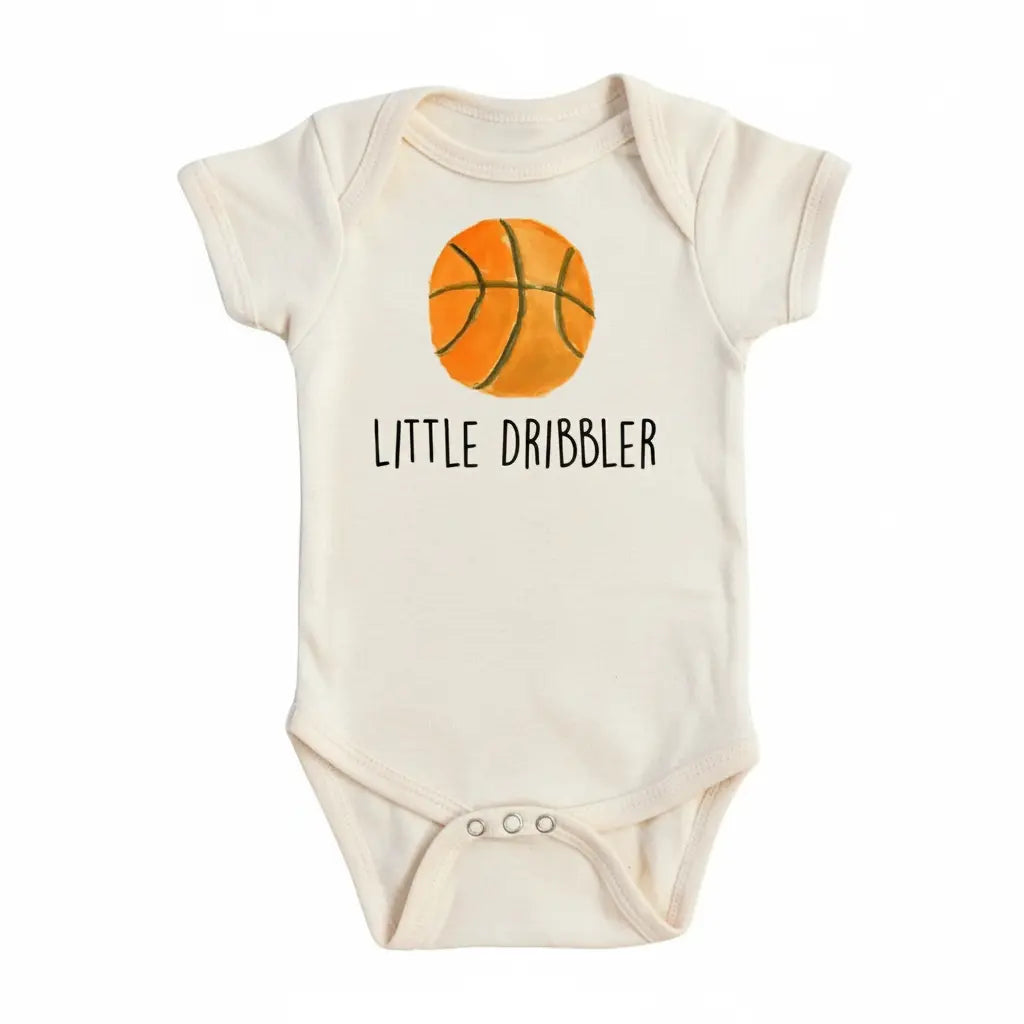 Basketball Dribble - Baby Boy Girl Clothes Infant Bodysuit Funny Cute Newborn  Funny Cute Onesie® | North Fork Forager LLC