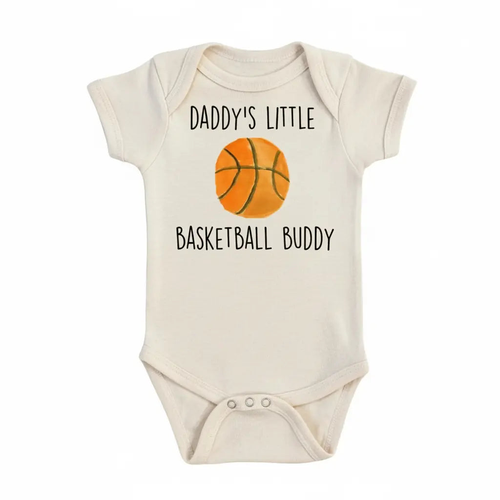 Basketball Buddy - Baby Boy Girl Clothes Infant Bodysuit Funny Cute Newborn  Funny Cute Onesie® | North Fork Forager LLC