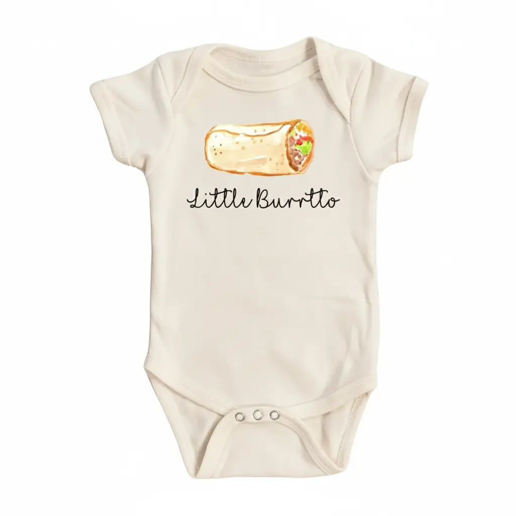Little Burrito - Baby Boy Girl Clothes Infant Bodysuit Funny Cute Newborn  Funny Cute Onesie® | North Fork Forager LLC