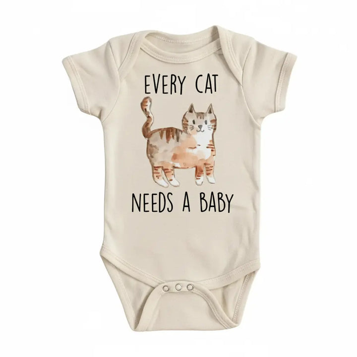 Cat Needs Baby - Baby Boy Girl Clothes Infant Bodysuit Funny Cute Newborn  Funny Cute Onesie® | North Fork Forager LLC