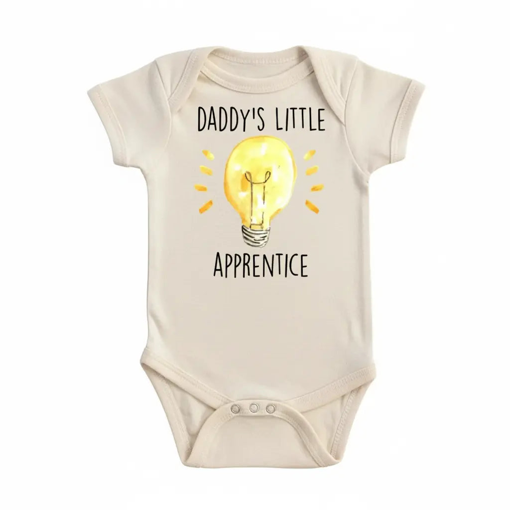 Electrician Helper - Baby Boy Girl Clothes Infant Bodysuit Funny Cute Newborn  Funny Cute Onesie® | North Fork Forager LLC
