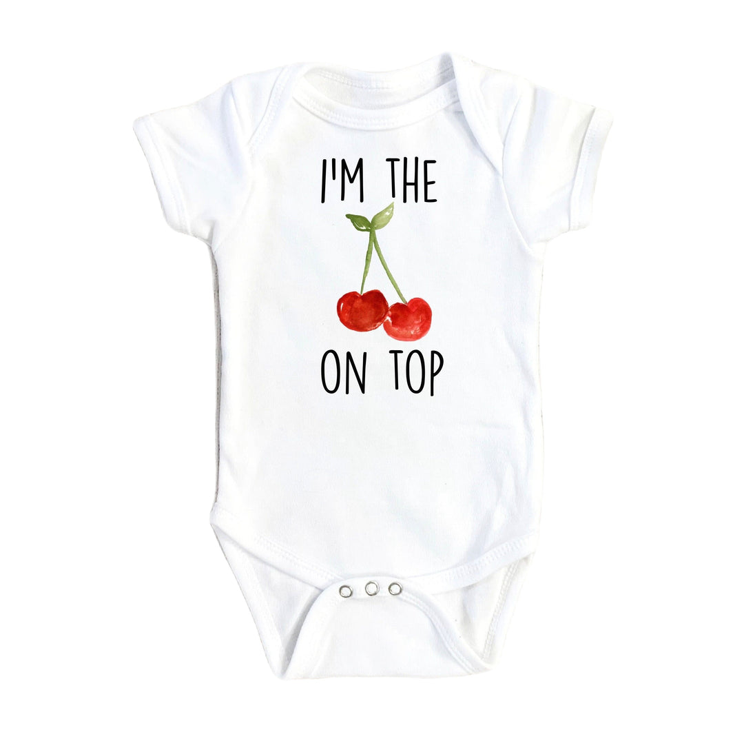 Cherry On Top - Baby Boy Girl Clothes Infant Bodysuit Funny Cute Newborn  Funny Cute Onesie® | North Fork Forager LLC