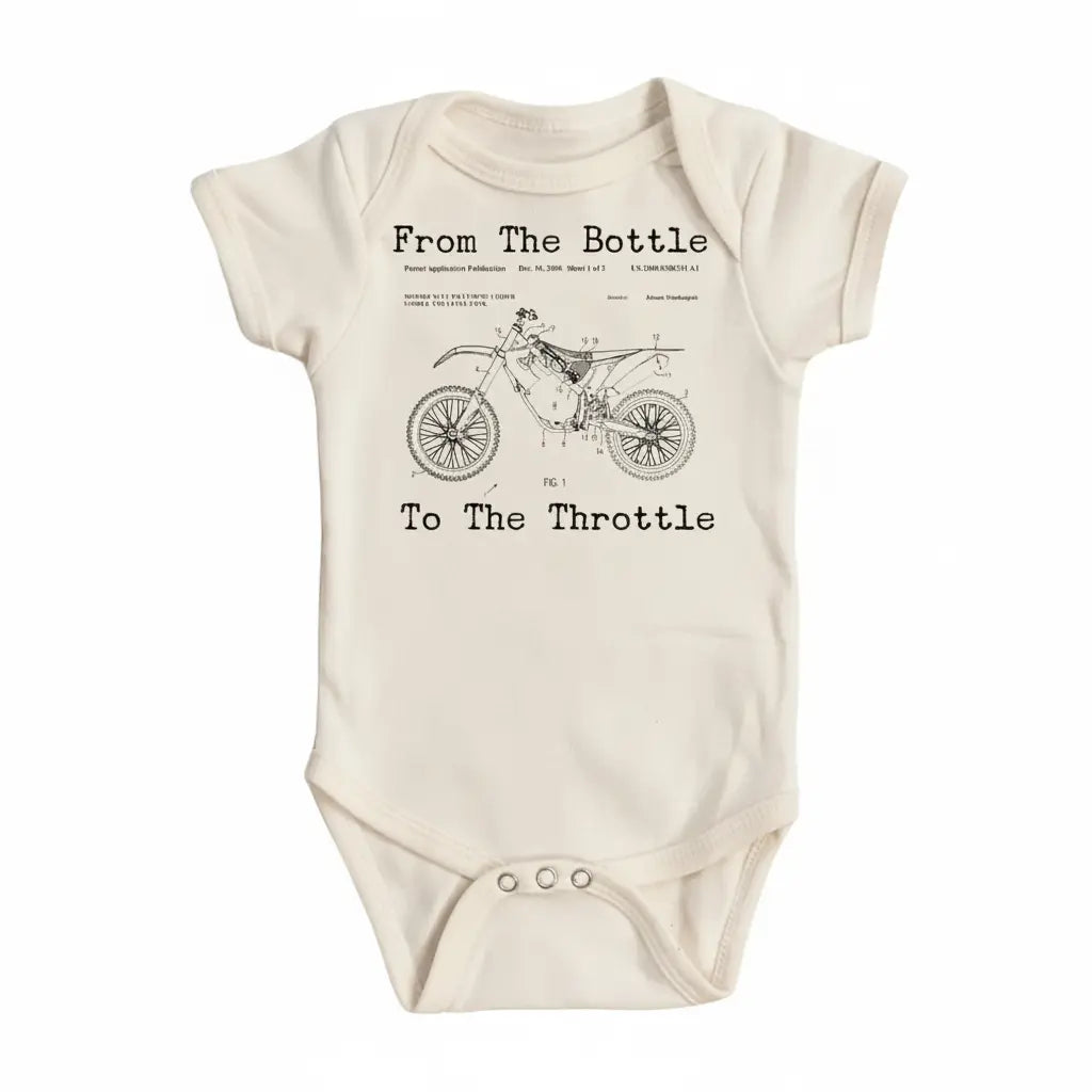 Dirt Bike Patent - Baby Boy Girl Clothes Infant Bodysuit Funny Cute Newborn  Funny Cute Onesie® | North Fork Forager LLC