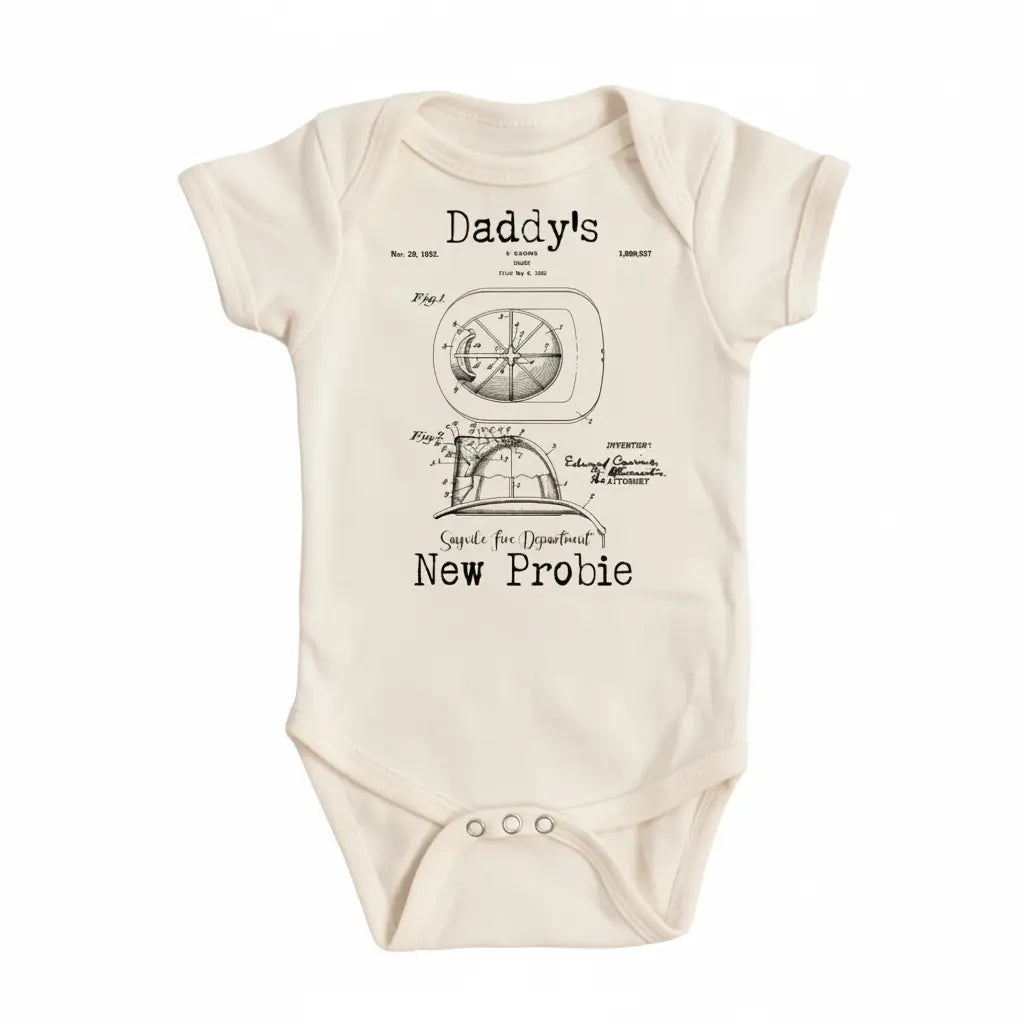 Firefighter Patent - Baby Boy Girl Clothes Infant Bodysuit Funny Cute Newborn  Funny Cute Onesie® | North Fork Forager LLC