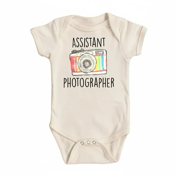 Photographer - Baby Boy Girl Clothes Infant Bodysuit Funny Cute Newborn 1A  Funny Cute Onesie® | North Fork Forager LLC