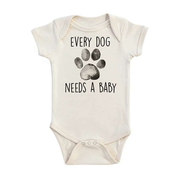 Dog Needs Baby - Baby Boy Girl Clothes Infant Bodysuit Funny Cute Newborn  Funny Cute Onesie® | North Fork Forager LLC