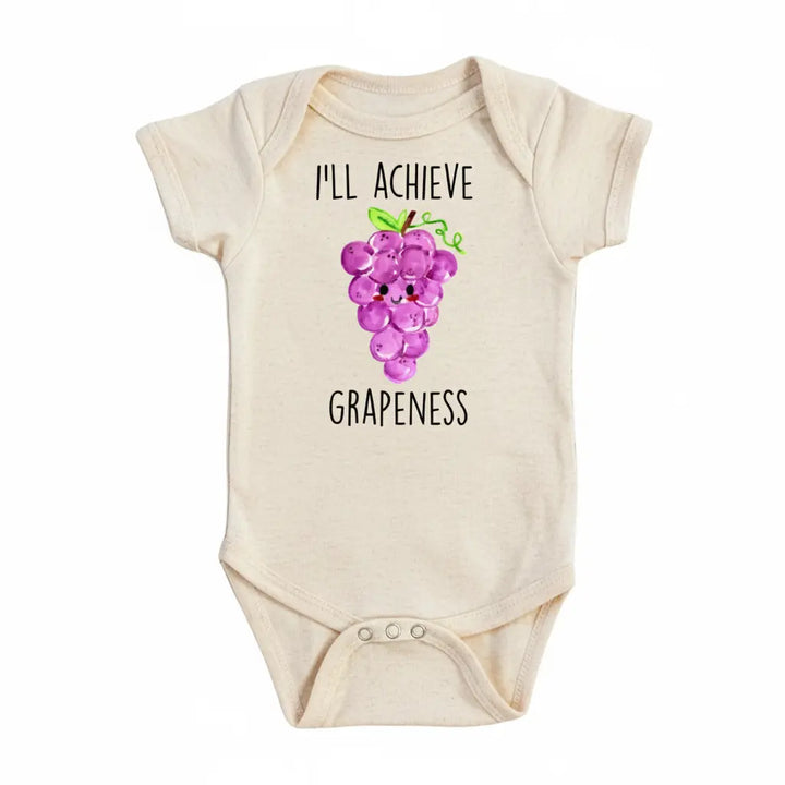 Grape Grapeness - Baby Boy Girl Clothes Infant Bodysuit Funny Cute Newborn  Funny Cute Onesie® | North Fork Forager LLC